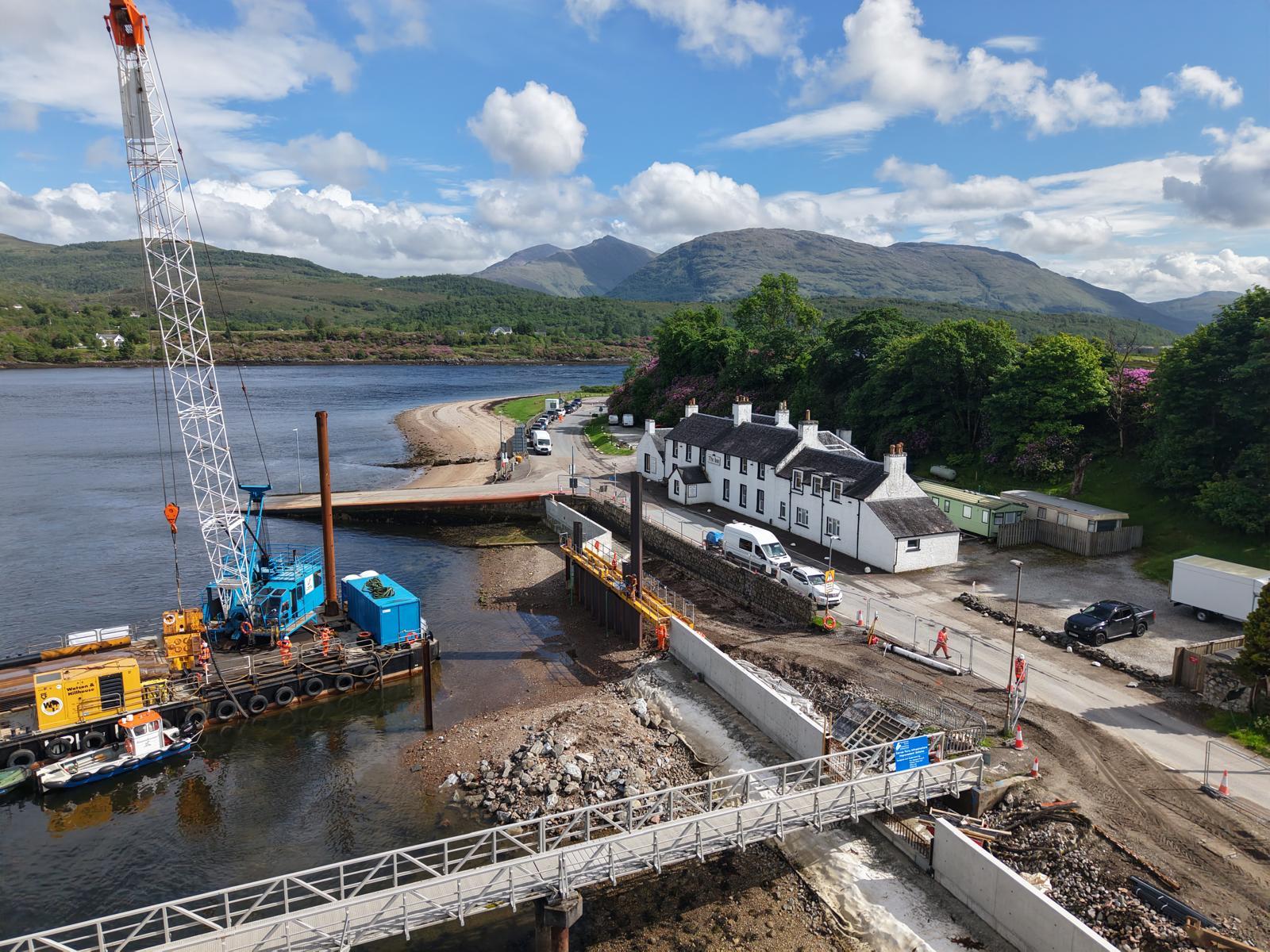 Corran Ferry Infrastructure Scheme - Progress update July 2026