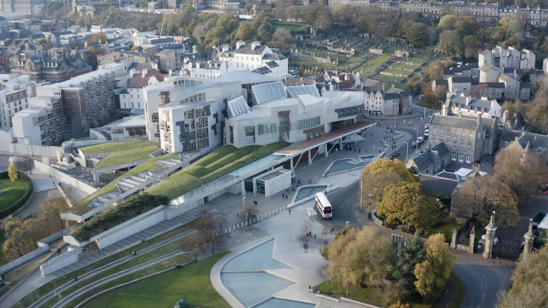 Photo of Scottish parliament building