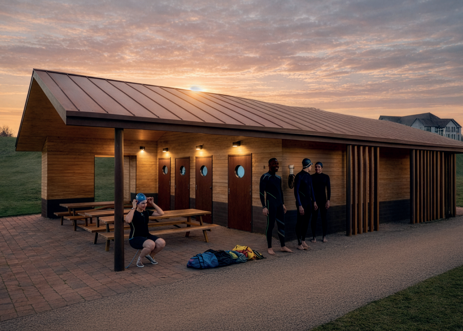 Artist impression of Nairn Links toilets