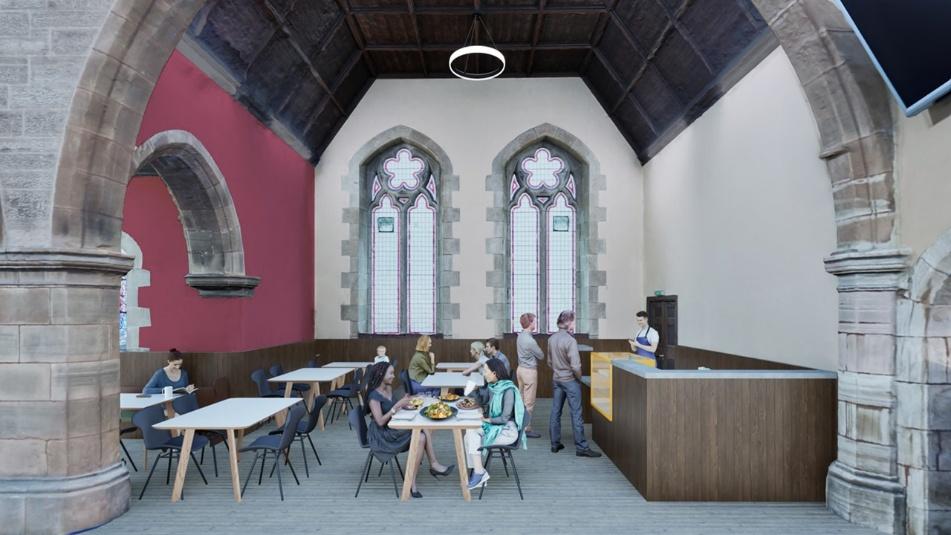 Artists impression of Sanctuary Project - Ness Bank Church - LDN Architects