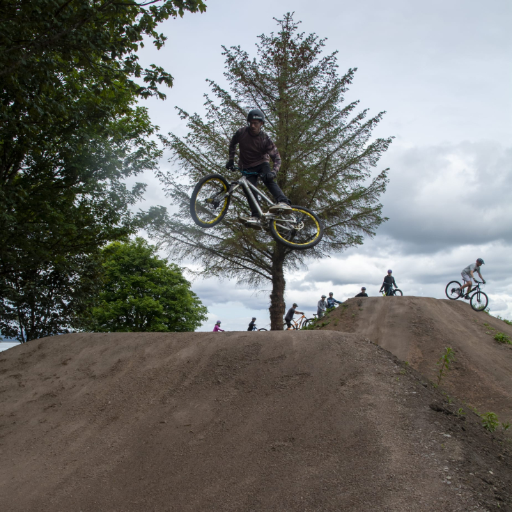 Tain and District Bike Track re-build project photo